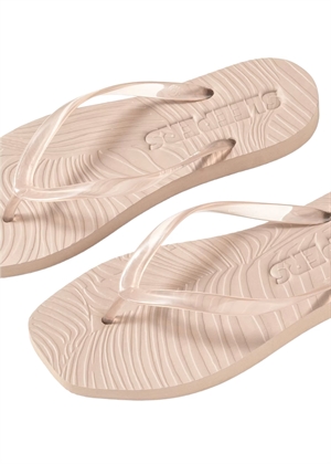 Tapered sandal Eggnog Clear Transparent Sleepers 